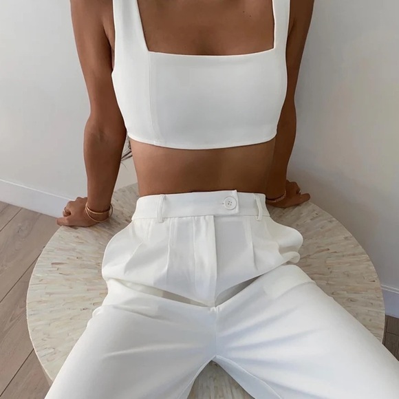 PRINCESS POLLY Huxley Top In White - Picture 1 of 5